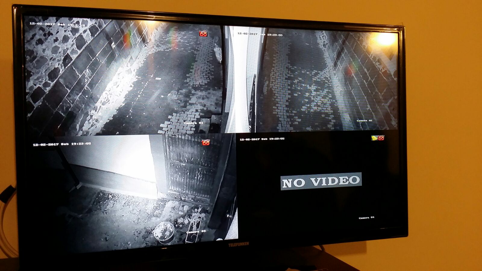 Istallazione kit videosorveglianza hikvision