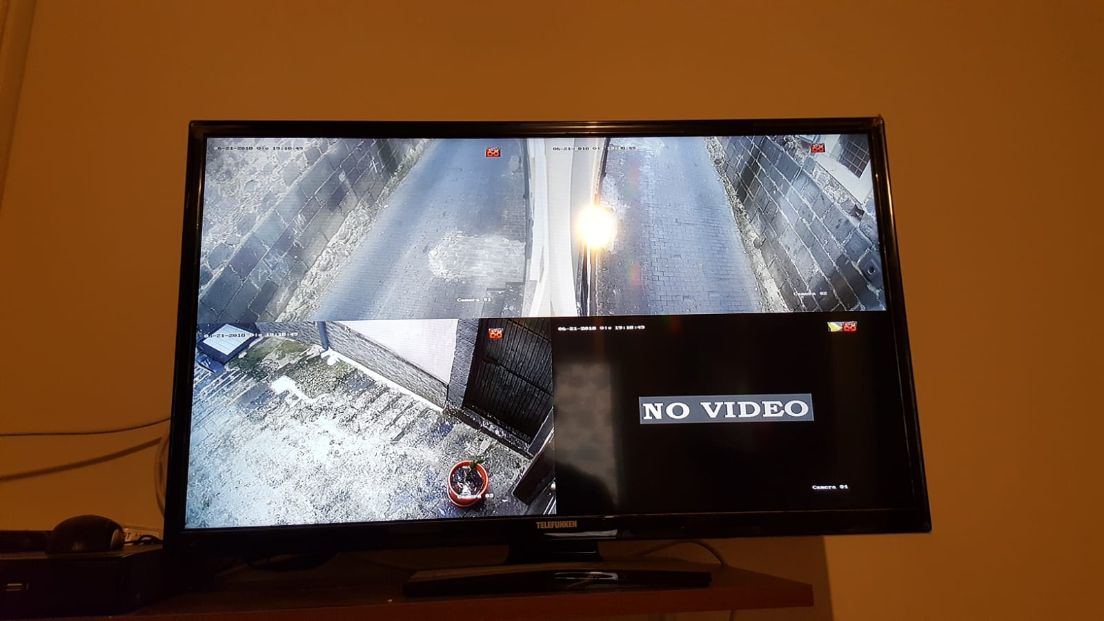 Istallazione kit videosorveglianza hikvision